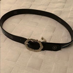 Leather belt